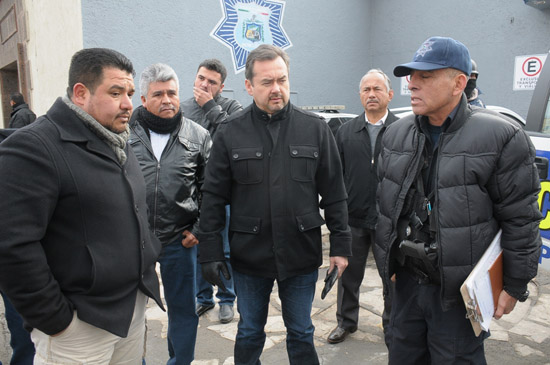 Supervisa el Alcalde las condiciones de las patrullas de Seguridad Pública 