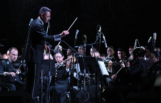 Ofrece orquesta de la SEDENA concierto desde Misión de San Bernardo 