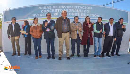 Avanzan proyectos anhelados por los ciudadanos de Acuña 