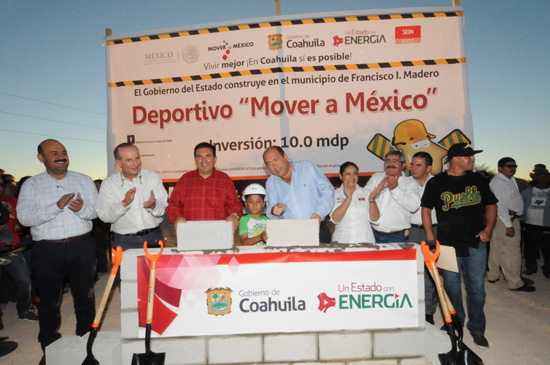 Inicia con el apoyo de EPN la construcción del deportivo “Mover A México” 