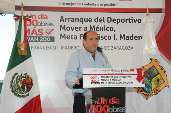 Inicia con el apoyo de EPN la construcción del deportivo “Mover A México” 
