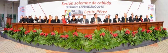 Informa Evaristo Lenin Pérez estado que guarda la administración pública municipal 