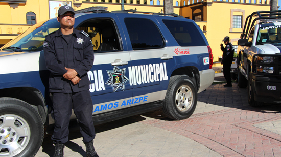 Me siento orgulloso de la policía de Ramos Arizpe: Ricardo Aguirre 