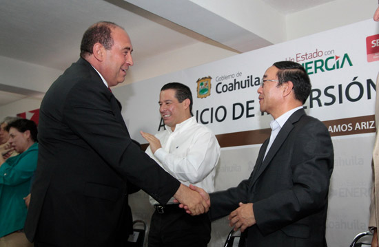 Anuncia Rubén Moreira nueva inversión con Yongsan Automotive México 