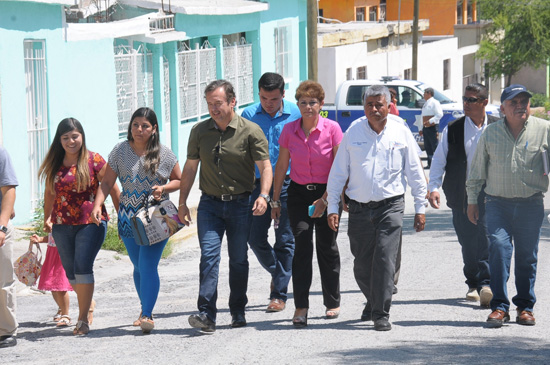 Autoriza Alcalde ampliar pavimento en la Privada Progreso 