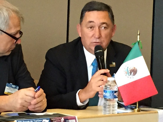 Participa Isidro en reunión bilateral entre México y Francia 
