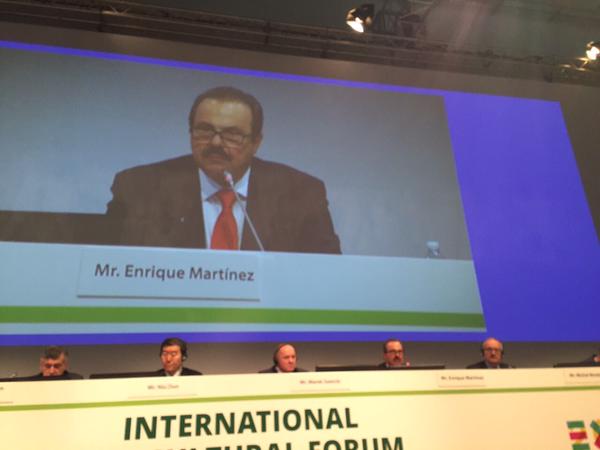 Participa secretario Enrique Martínez y Martínez en Expo Milán y Conferencia Regional de la FAO