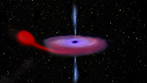 Un gran agujero negro se despierta tras 26 años de calma