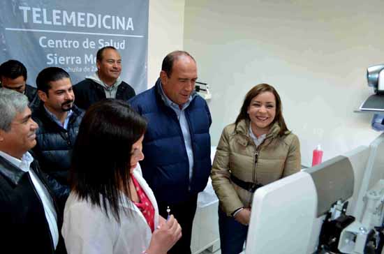 Lleva gobierno de Rubén Moreira salud a lugares apartados del estado 