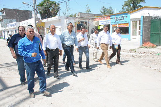 Supervisa Alcalde de Monclova obra de drenaje pluvial 