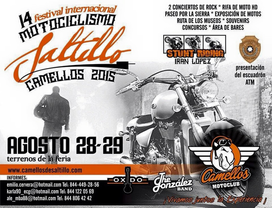 XIV Festival Internacional de Motociclismo Saltillo 2015 