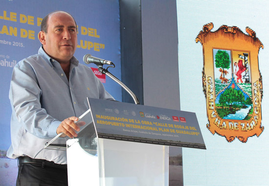 Inaugura gobierno del estado obras que ayudan a la modernización de Coahuila 