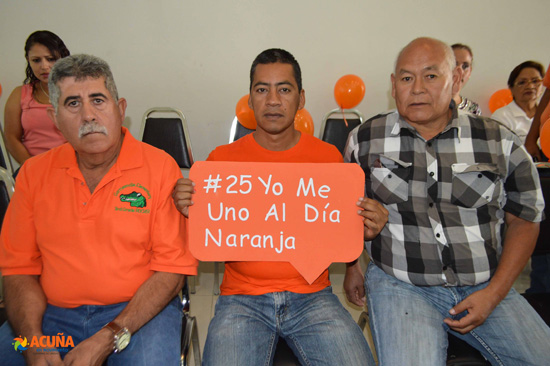 Realizan conferencia por el “Día Naranja” en Acuña 