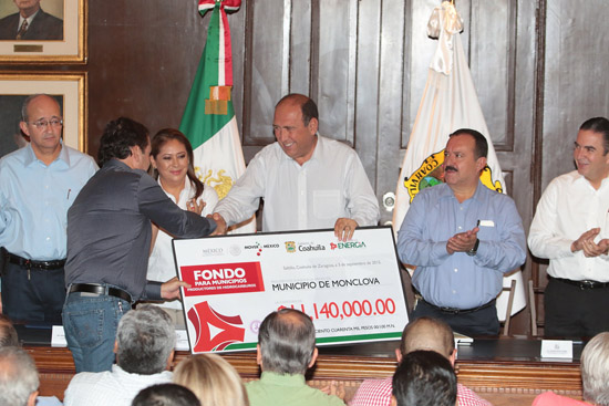 Se beneficia Coahuila con reforma energética: recibirá 611 MDP 