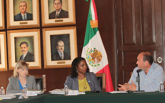 Se reúne Rubén Moreira Valdez con la Comisión Interamericana de Derechos Humanos 