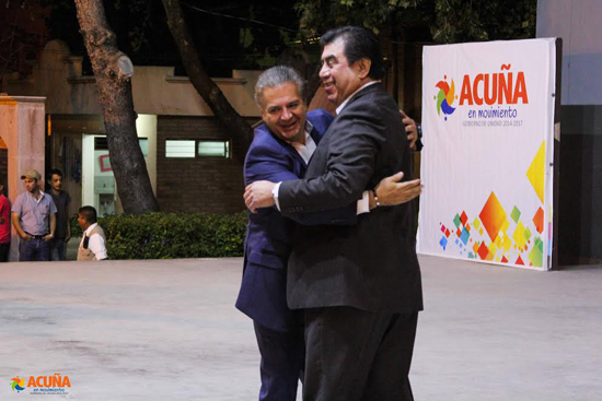 Autoridades de Acuña y Del Río participaron del  Abrazo de la Amistad 2016 