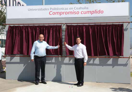 El presidente Enrique Peña reconoce avances de Coahuila en materia educativa 