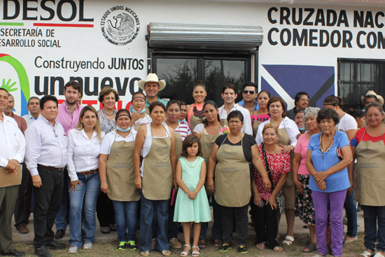 Inauguran Comedor Comunitario en Nueva Rosita 