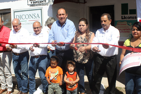 Inauguran otra lechería de Liconsa en Nueva Rosita 