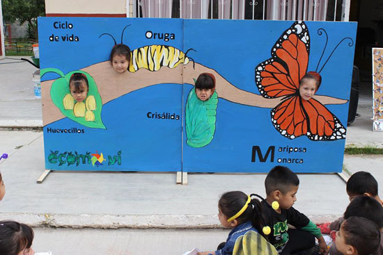 Preparan entre la niñez y juventud acuñense, la llegada de visitante distinguida: la mariposa monarca 