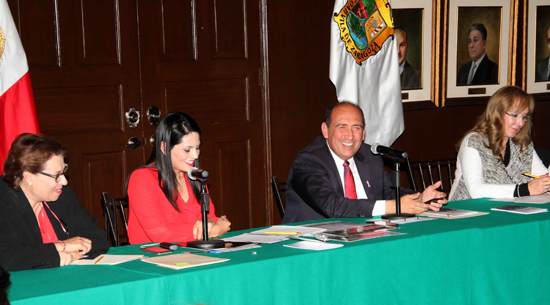 Preside Rubén Moreira Valdez sesión ordinaria del Sistema Estatal para la Igualdad entre Mujeres y Hombres 