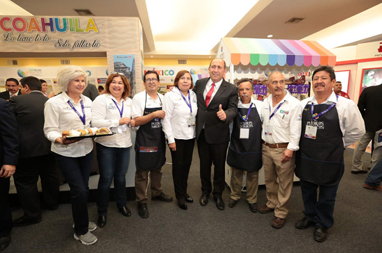 Se reúne gobernador con embajadores y empresarios en la Expo ALADI 2016 