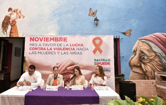 Presentan actividades contra la violencia hacia la mujer 