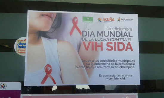 Conmemoran el día mundial de lucha contra el VIH SIDA 