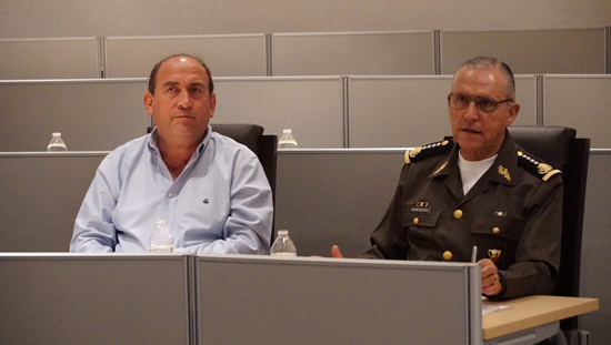 Rubén Moreira y el general Salvador Cienfuegos encabezan reunión de seguridad en Torreón 
