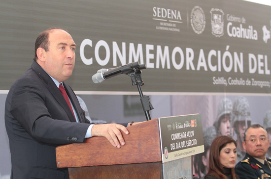 Rubén Moreira reconoce la lucha de las Fuerzas Armadas en contra del narcotráfico y el crimen organizado 