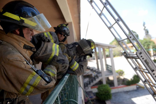 Tiene Bomberos Saltillo grupo élite para rescate de otros bomberos 