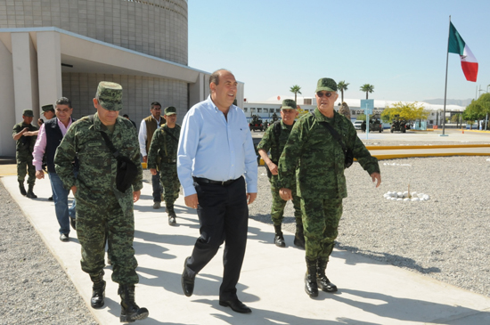 Avanza Coahuila en infraestructura militar 