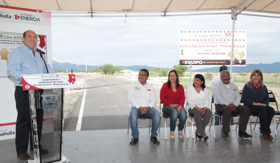 Avanza Coahuila en infraestructura vial: entrega Rubén Moreira carretera 