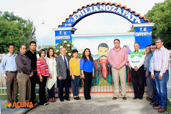 Durante lunes cívico recuerdan el 97 Aniversario Luctuoso de Emiliano Zapata Salazar 