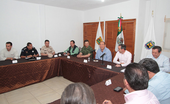 Encabeza Rubén Moreira Valdez reunión extraordinaria del Grupo de Coordinación Operativa 