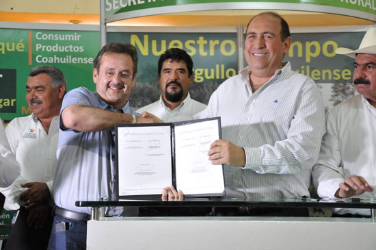 Firma Monclova Convenio para el Desarrollo Rural Municipalizado 2016 