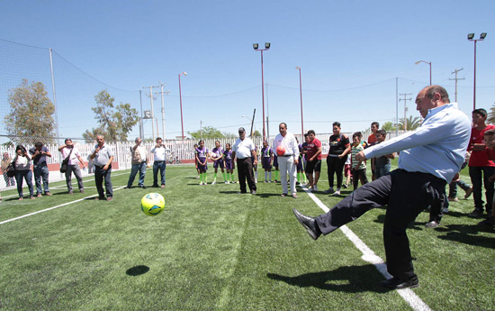 Más infraestructura deportiva para los jóvenes de Coahuila 