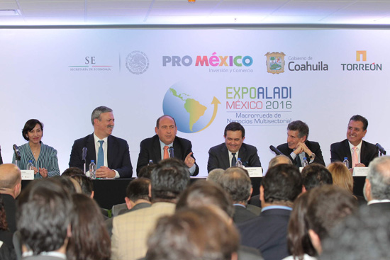 Pondrá Expo ALADI a Coahuila en el mapa de los negocios de Latinoamérica 