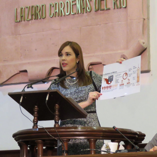 Presenta diputada Georgina Cano ley para prevención, atención y combate al sobrepeso y la obesidad 