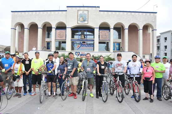 Realizan paseo ciclista en el marco del día mundial de la bicicleta 