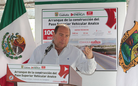 Avanza Coahuila en infraestructura vial: inician puente de $100 MDP 