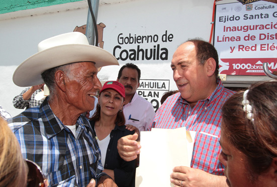 Coahuila es primer lugar nacional en cobertura de electricidad 
