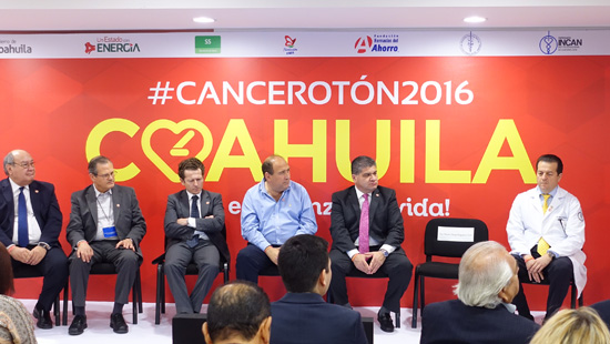 Presenta Rubén Moreira campaña "Cancerotón Coahuila 2016" 