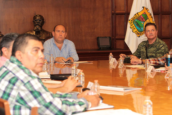 Encabeza Rubén Moreira reunión del Grupo de Coordinación Operativa 