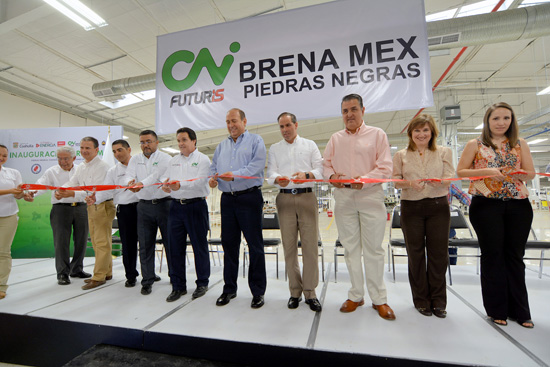 INAUGURAN AUTORIDADES PLANTA DE BRENA-MEX EN PARQUE INDUSTRIAL PIEDRAS NEGRAS 