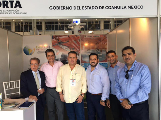 Promueve Delegación Coahuila la Expo ALADI y Termatalia dentro de la Feria de Exportación en República Dominicana 