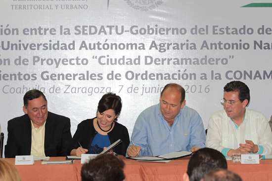 Signan importantes convenios SEDATU-Coahuila 