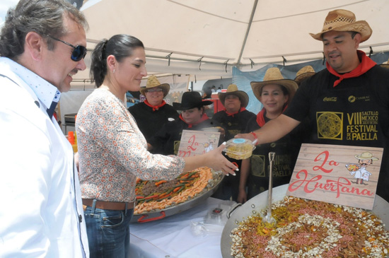 Apoya el Alcalde a chefs de Monclova en el Ocatvo Festival de la Paella de Saltillo 
