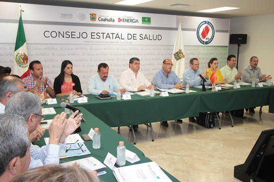 Encabeza Rubén Moreira Consejo Estatal de Salud 