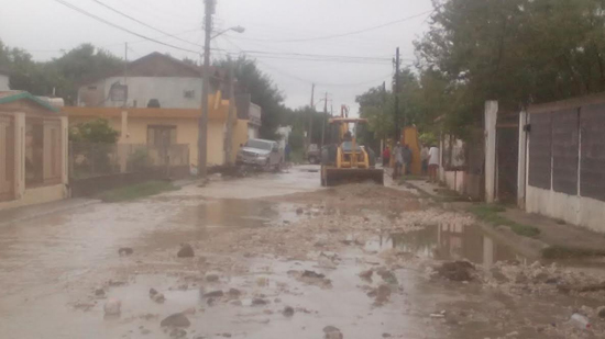 Evalúan afectación por lluvia y escurrimientos registrados en Acuña 